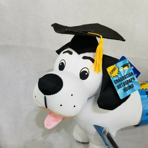 Graduation Autograph Dog #1 Grad! 21"Stuffed Plush - Picture 2 of 12